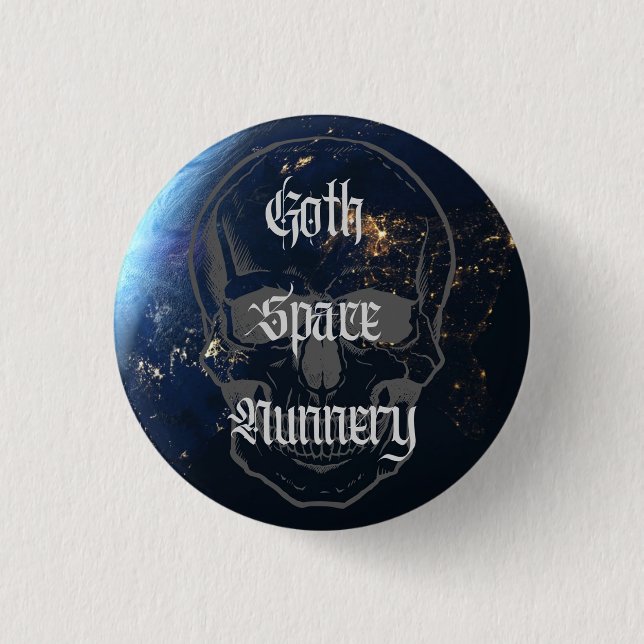 Goth Space Nunnery - Gideon IX Button (Front)