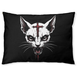 Goth Sphynx Cat Dark Occult Black Pet Bed
