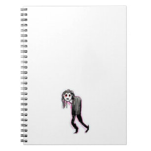 Goth Spiral Photo Notebook