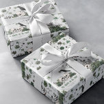 Goth St. Patricks Day Floral Skulls Irish Wedding Wrapping Paper<br><div class="desc">This unique and elegant Irish gothic wedding wrapping paper design features beautiful hand-drawn Irish-themed illustrations in black ink against an elegant white background. Featuring green clovers, skulls, crows, green roses and wildflowers, this festive green wrapping paper is ideal for Irish weddings, bridal showers, and other March celebrations. Personalize with your...</div>