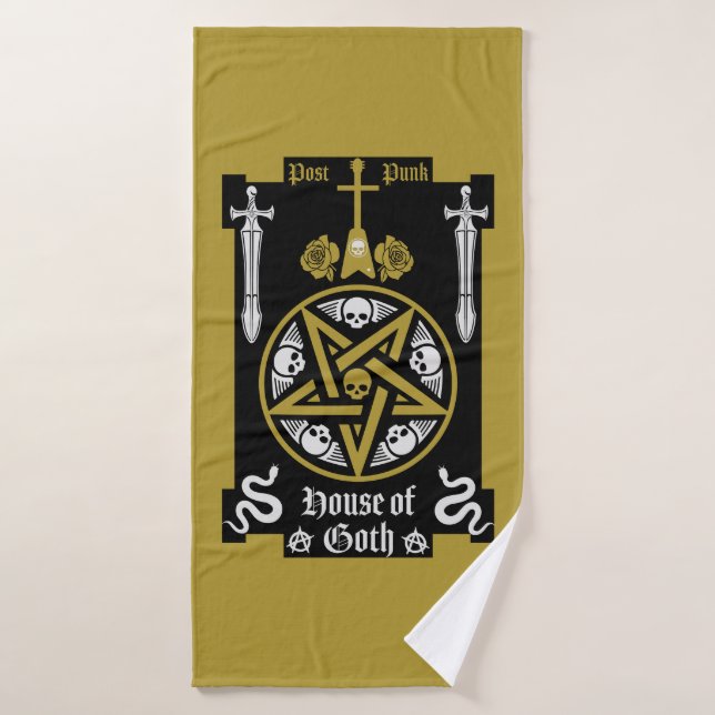 Goth Subculture Post Punk Music Bath Towel (Bath Towel)