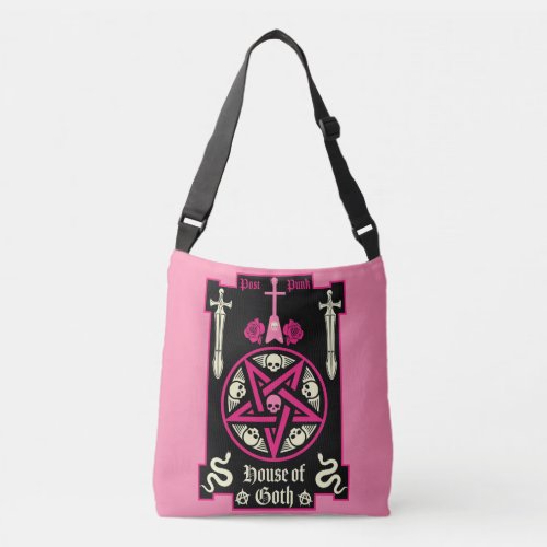 Goth Subculture Post Punk Music Crossbody Bag