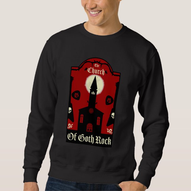 Goth Subculture Post Punk Music Sweatshirt (Front)