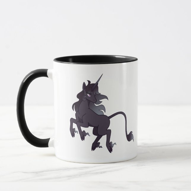 Goth Unicorn Mug (Left)