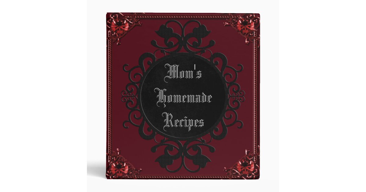 Personalized Recipe Binder, Custom Recipe Book , Cooking Book