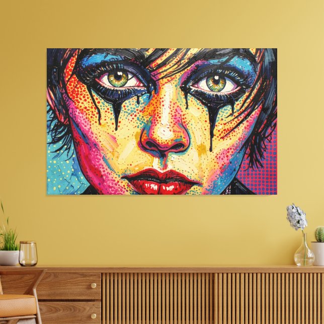 GOTH WASTELAND 6 CANVAS PRINT (Insitu(LivingRoom))