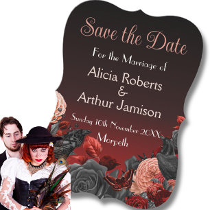 Goth Wedding Black Red Gothic Umber