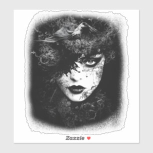 Goth Woman Sticker