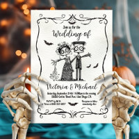 Goth Zombie Doodle Wedding