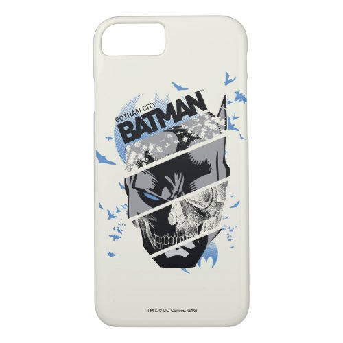 Gotham City Batman Skull Collage iPhone 87 Case