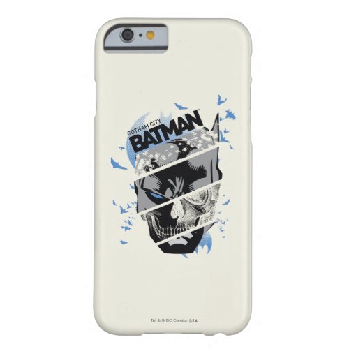 Gotham City Batman Skull Collage Barely There iPhone 6 Case