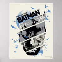 Gotham City Batman Skull Collage Poster | Zazzle