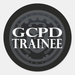 Gotham City Police Department Trainee Stickers