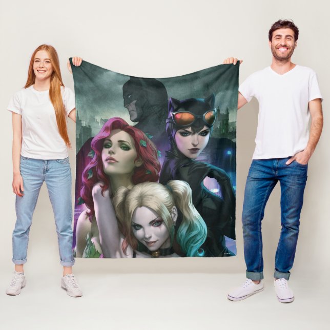 Gotham City Sirens #1000 Comic Cover Variant Fleece Blanket (In Situ)