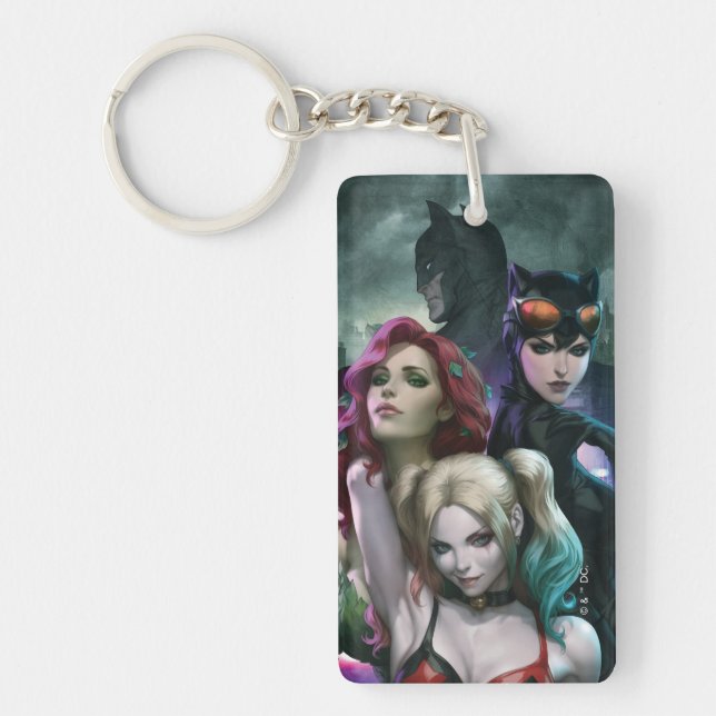 Gotham City Sirens #1000 Comic Cover Variant Keychain (Front)