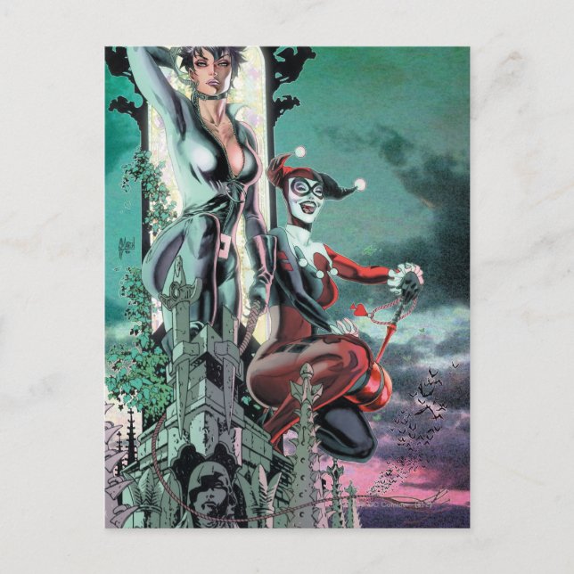 Gotham City Sirens Cv12_R1 Postcard (Front)