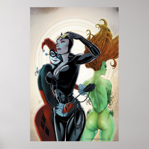 Gotham City Sirens Cv4 Poster
