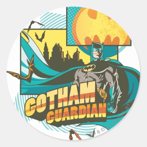 Gotham Guardian Classic Round Sticker