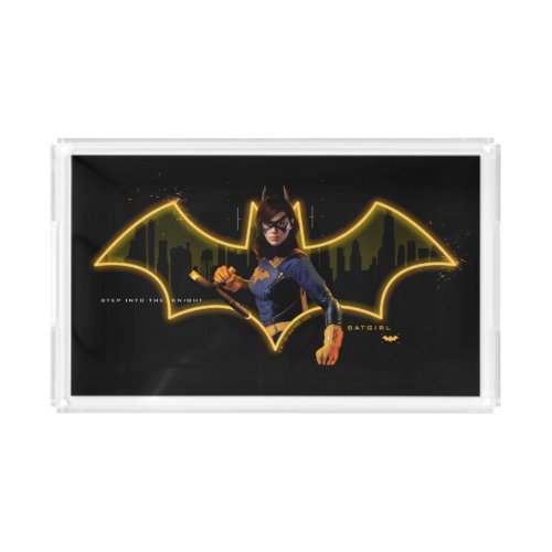 Gotham Knights Batgirl in Logo Acrylic Tray