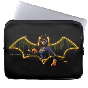 Gotham Knights Batgirl in Logo Laptop Sleeve