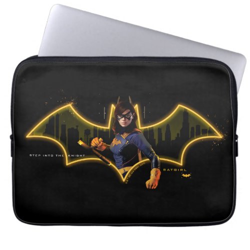 Gotham Knights Batgirl in Logo Laptop Sleeve