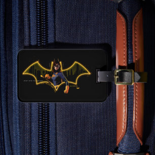 Gotham Knights Batgirl in Logo Luggage Tag