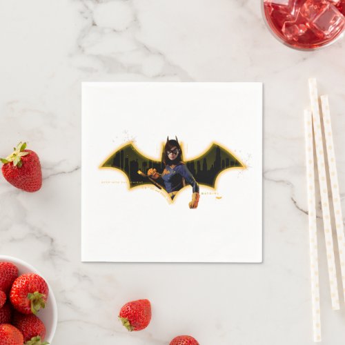 Gotham Knights Batgirl in Logo Napkins