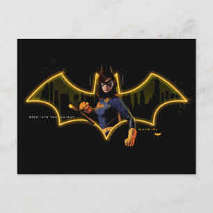 Gotham Knights Batgirl in Logo Postcard