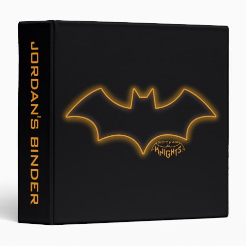 Gotham Knights Batgirl Logo 3 Ring Binder