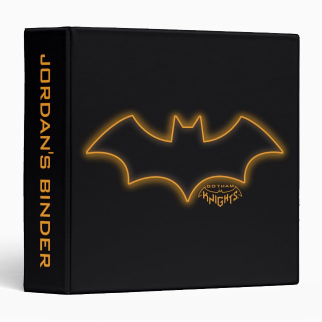 Gotham Knights Batgirl Logo 3 Ring Binder (Front/Spine)