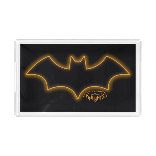 Gotham Knights Batgirl Logo Acrylic Tray