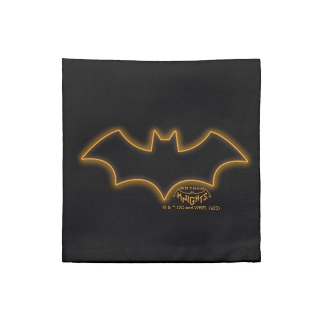 Gotham Knights Batgirl Logo Cloth Napkin (Quarter Fold)