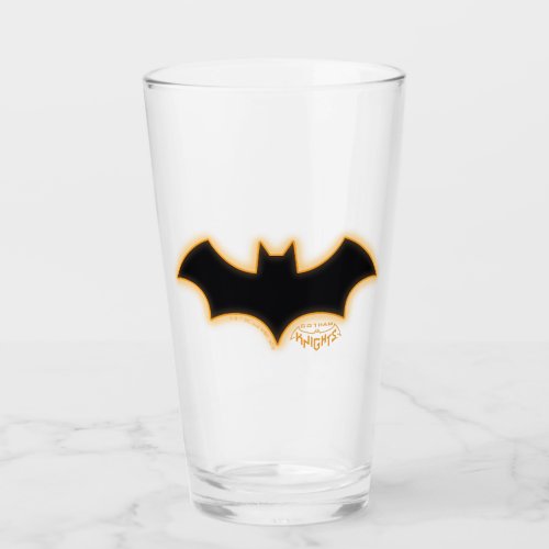Gotham Knights Batgirl Logo Glass