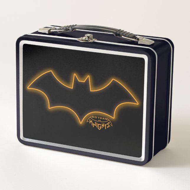 Gotham Knights Batgirl Logo Metal Lunch Box (Front)