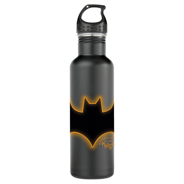 Gotham Knights Batgirl Logo Stainless Steel Water Bottle (Front)