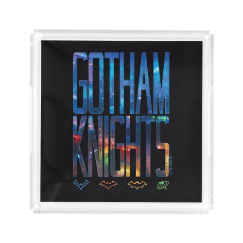 Gotham Knights City Lettering Acrylic Tray
