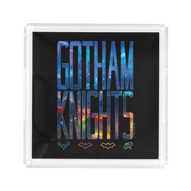 Gotham Knights City Lettering Acrylic Tray (Front)