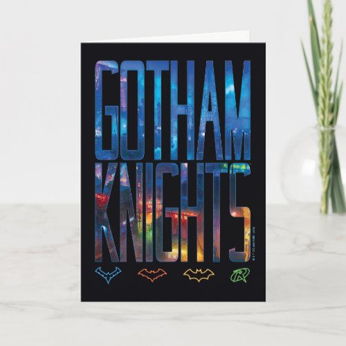 Gotham Knights City Lettering Card