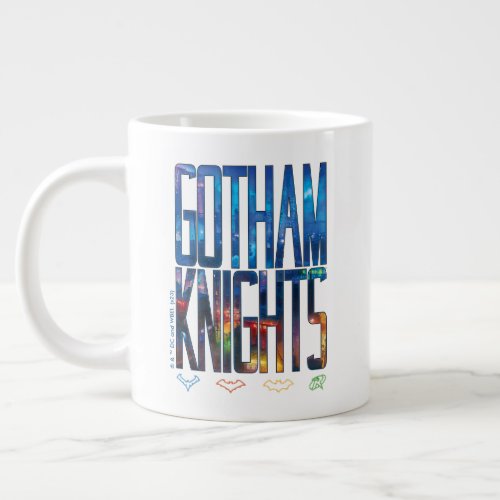 Gotham Knights City Lettering Giant Coffee Mug