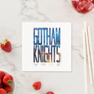 Gotham Knights City Lettering Napkins