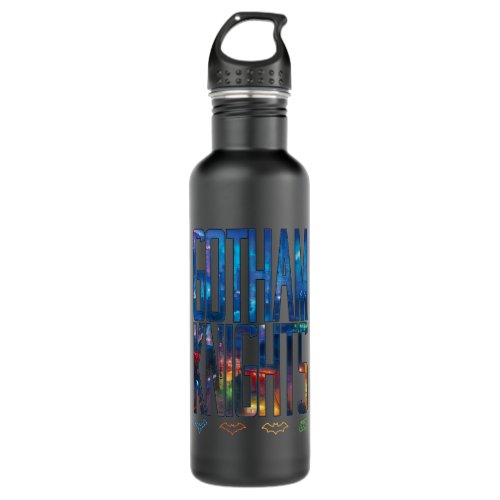 Gotham Knights City Lettering Stainless Steel Water Bottle