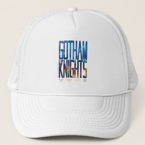 Gotham Knights City Lettering Trucker Hat