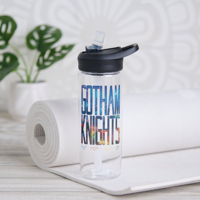 Gotham Knights City Lettering Water Bottle (Yoga)