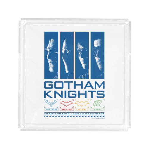 Gotham Knights Face Panels Acrylic Tray