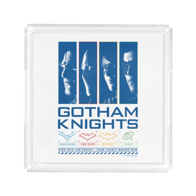 Gotham Knights Face Panels Acrylic Tray (Front)