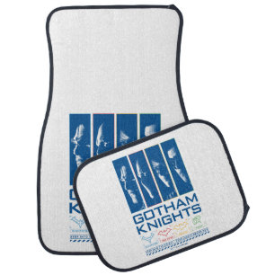 Gotham Knights Face Panels Car Floor Mat