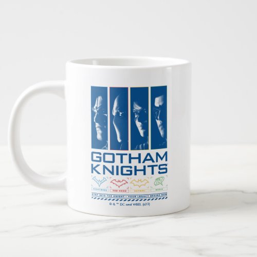 Gotham Knights Face Panels Giant Coffee Mug