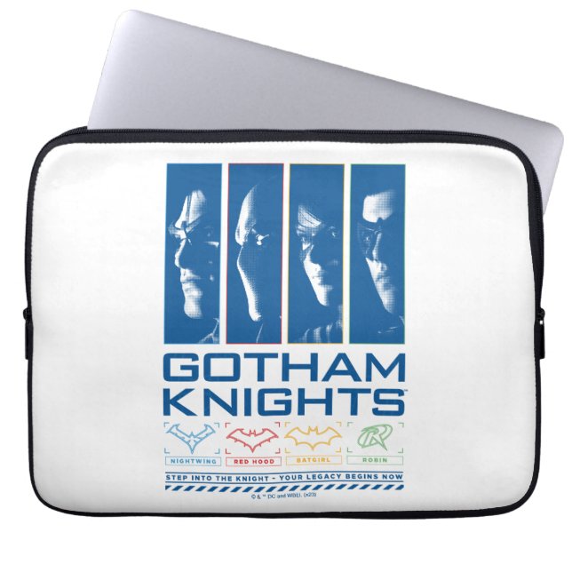 Gotham Knights Face Panels Laptop Sleeve (Front)
