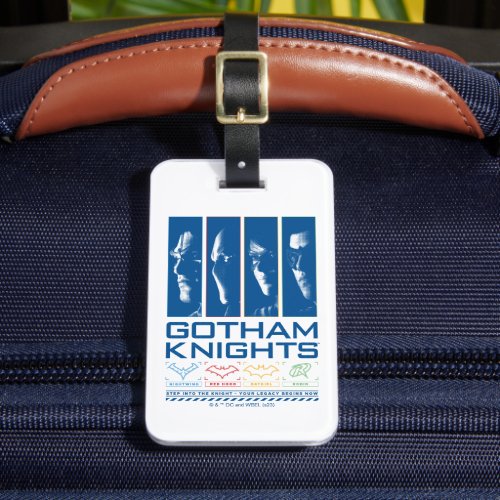 Gotham Knights Face Panels Luggage Tag