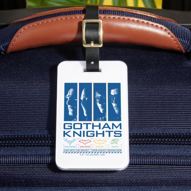 Gotham Knights Face Panels Luggage Tag (Front Insitu 2)